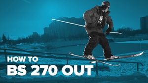 Как сделать bs 270 out на лыжах (How to bs 270 out on ski)