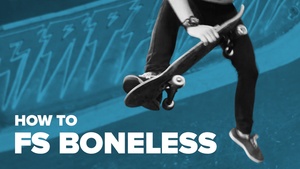 Как сделать fs boneless на скейтборде (How to fs boneless on skateboard)