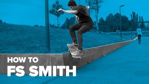 Как сделать фронтсайд смит на скейте (How to fs smith on a skateboard) 