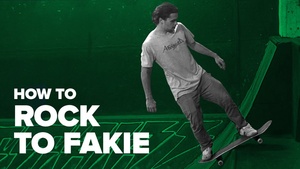 Как сделать Rock to Fakie на скейте (How to Rock to Fakie Skateboard)