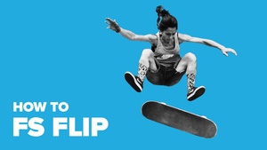 Как сделать Фронтсайд флип на скейте (How to Fs flip)