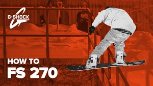 Как сделать fs 270 на сноуборде (How to fs 270 on a snowboard)