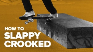 Как сделать slappy crooked на скейте (How to slappy crooked on skateboard) 