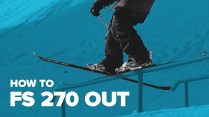 Как сделать fs 270 out на лыжах (How to fs 270 out on ski)